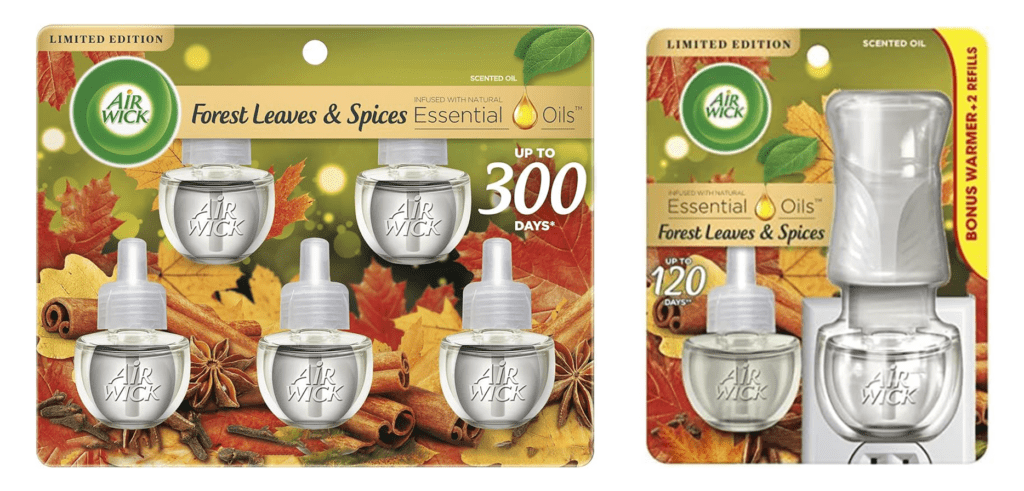 forest leaves and spices airwick air freshener