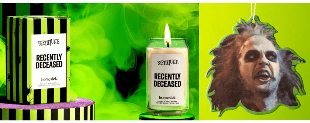 ecently deceased homesick scent